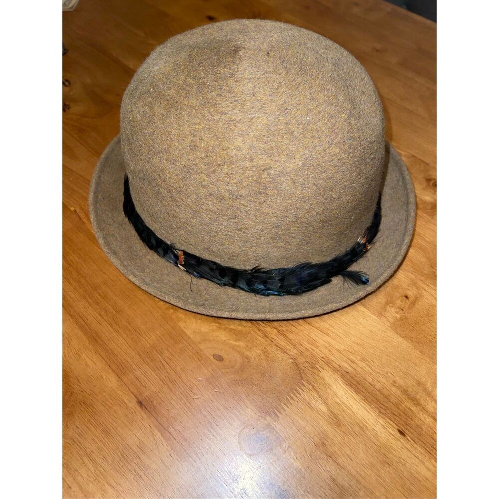 Dobbs Fifth Avenue Bowler‎ Hat Size 8 Derby Game Bird